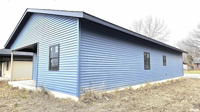 view of property exterior