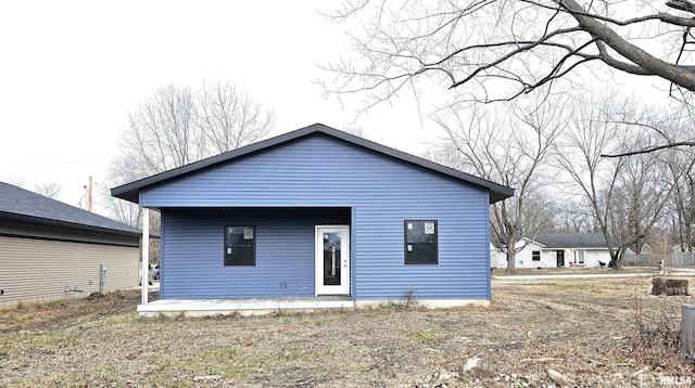 view of rear view of house