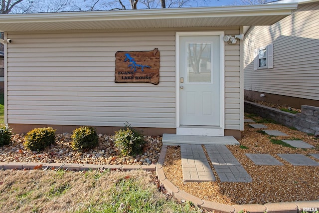 view of property entrance