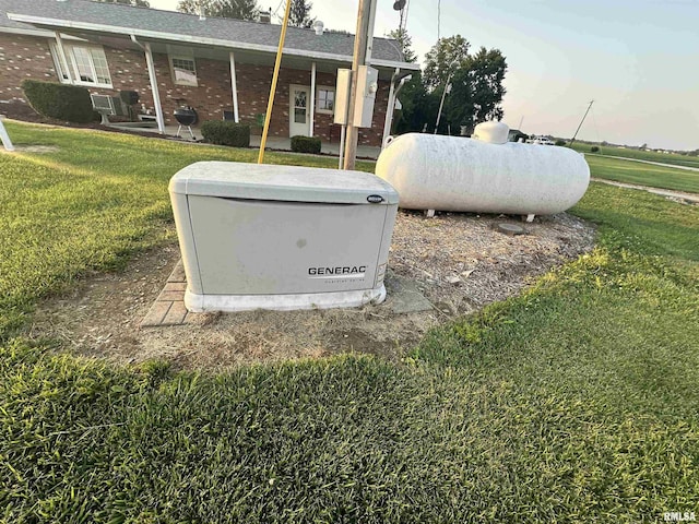 10965 E 700th Ave, Watson, IL 62473 - exterior view of a power unit and propane tank