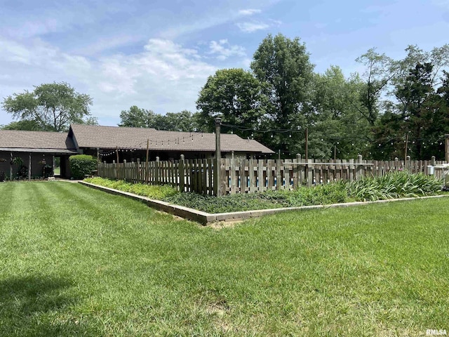 view of yard