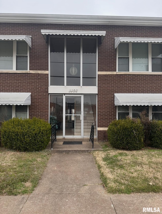 1408 Manning St, Murphysboro, IL 62966 - view of front of house featuring brick siding