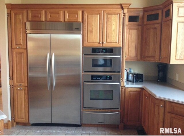 kitchen featuring appliances with stainless steel finishes