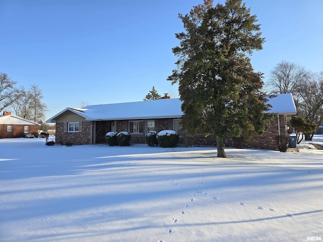 view of front of property