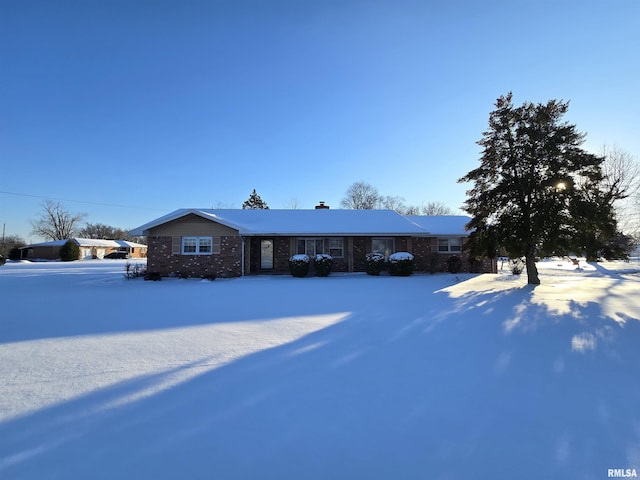 view of ranch-style home