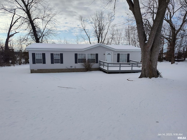 view of manufactured / mobile home