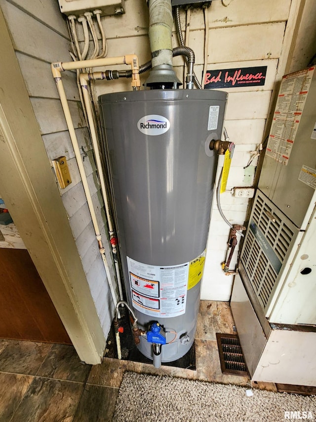 utilities with gas water heater