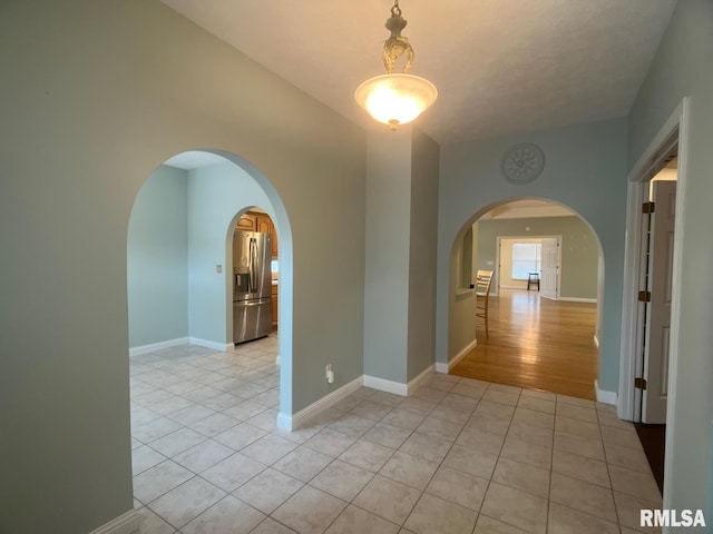 view of tiled empty room