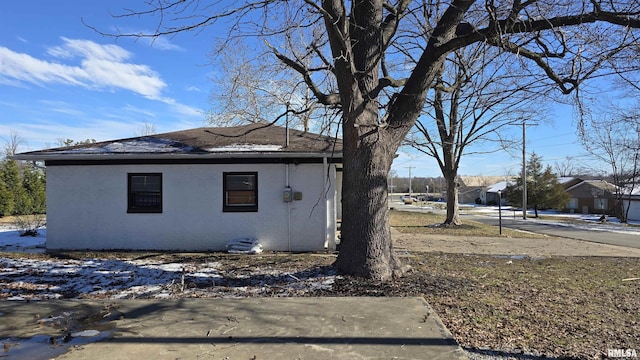 view of side of property