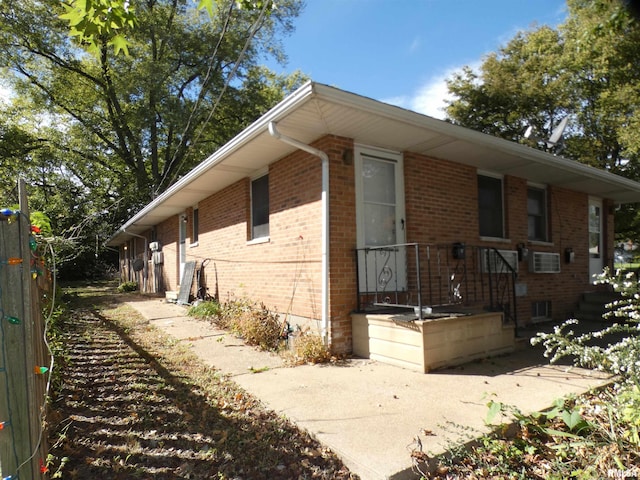 view of home's exterior