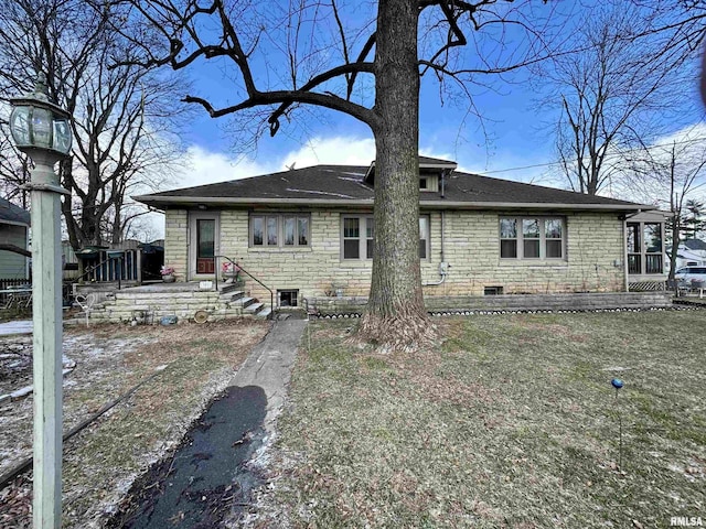 view of rear view of property