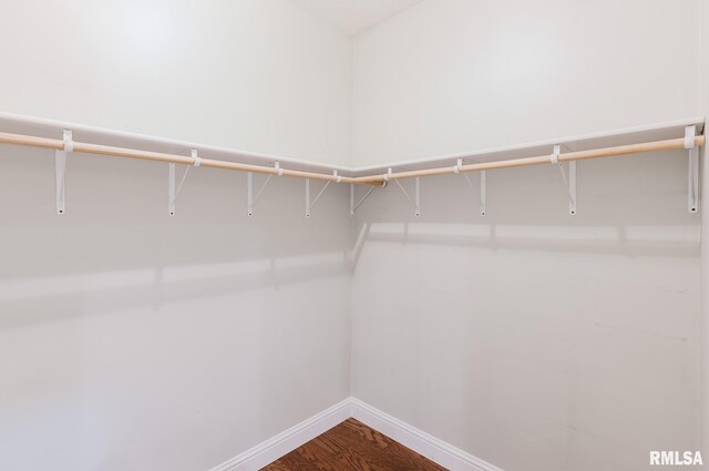 2730 Kokopelli Dr, Marion, IL 62959 - walk in closet featuring dark wood finished floors