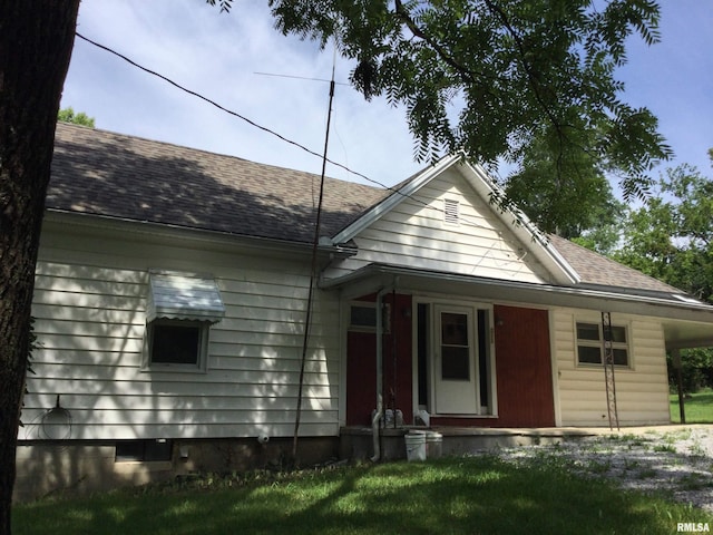 view of front of home