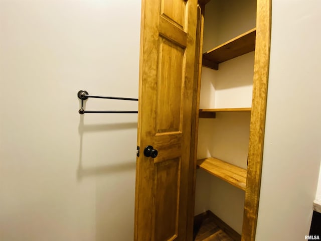 view of closet