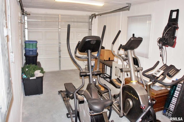 view of workout room