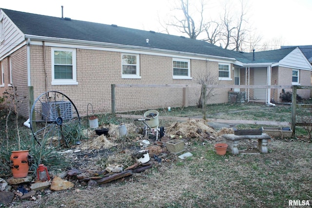 view of rear view of property