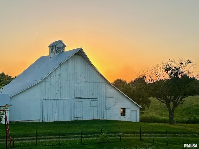 2919 Feather Trail Rd, Olmsted, IL 62970 - view of side of home featuring a barn and an outdoor structure