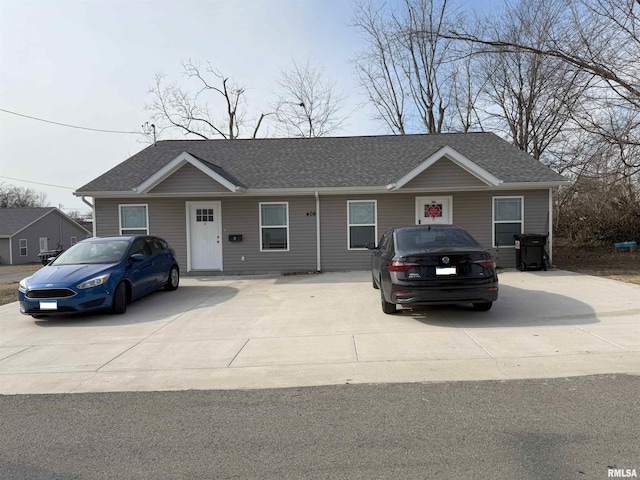 view of ranch-style home