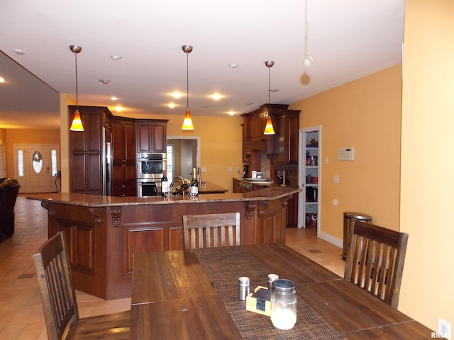 view of dining space