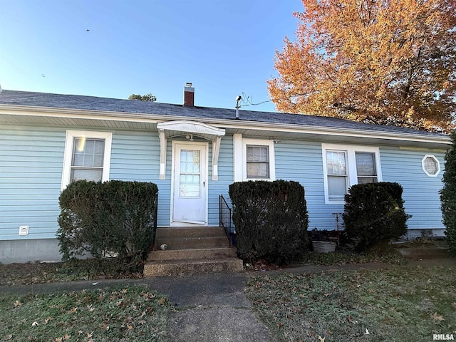 view of front of property