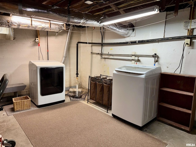 laundry room featuring laundry area and washer / clothes dryer