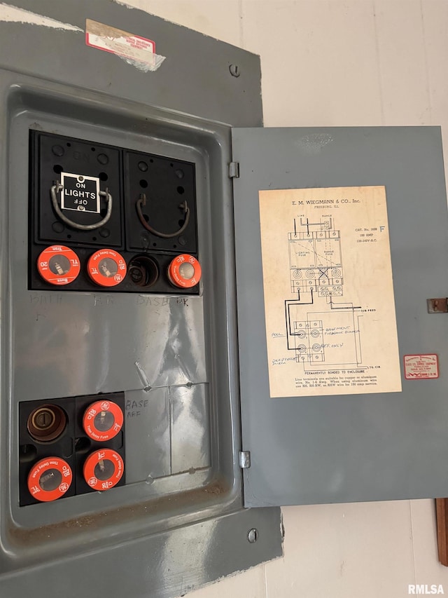 utilities with electric panel