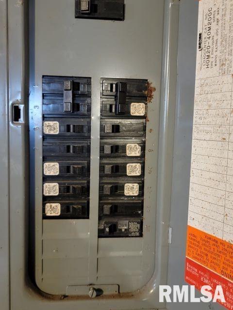 utility room featuring electric panel