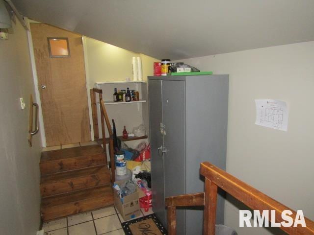 602 4th St, Rosiclare, IL 62982 - kitchen with light tile patterned floors