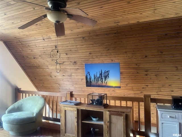 unfurnished room featuring wooden ceiling