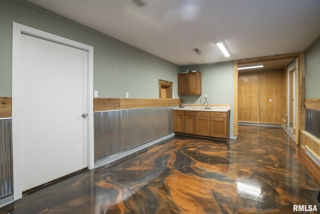 kitchen featuring sink