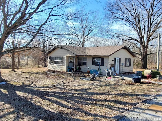 view of ranch-style home