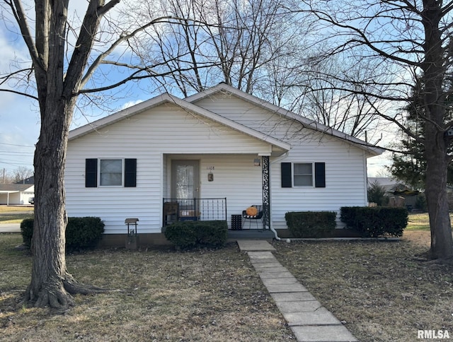 view of front of home with covered porch