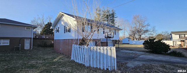 view of property exterior featuring central AC unit