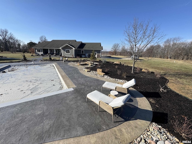 exterior space featuring a patio