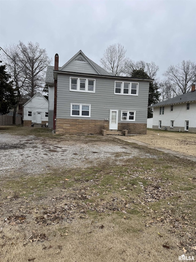 view of front of home