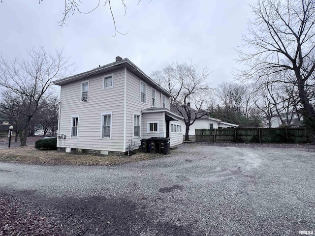 view of side of home