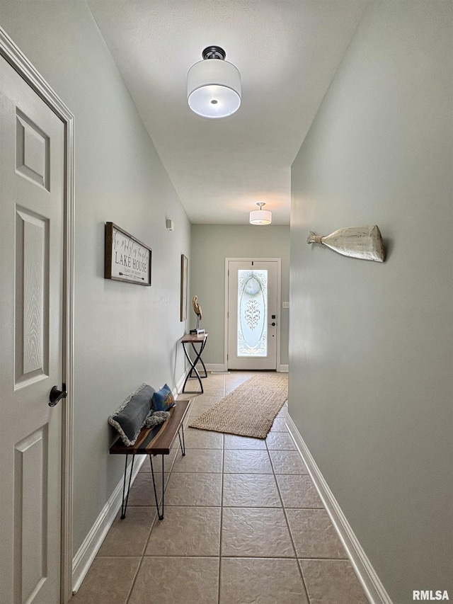 entryway featuring tile patterned floors