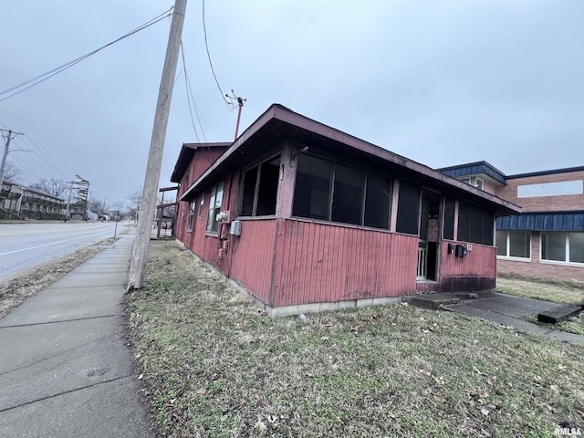 view of side of property