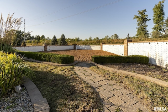 view of yard