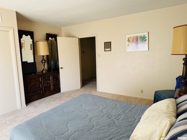 bedroom featuring carpet floors
