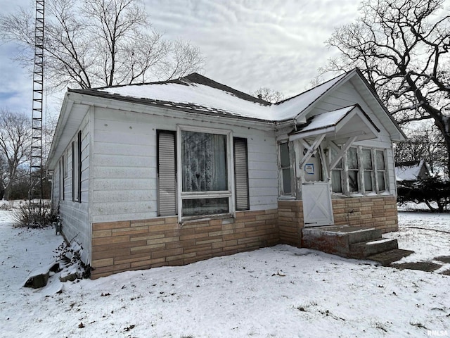 view of bungalow-style home