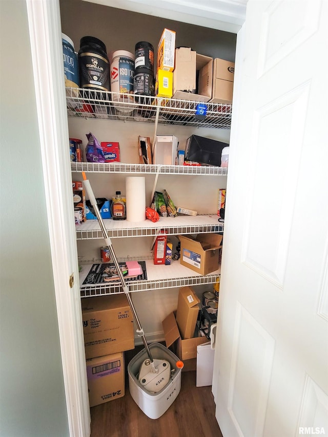 view of pantry