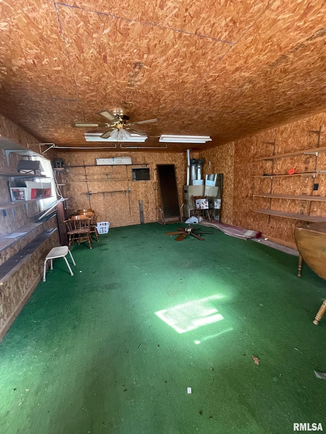 miscellaneous room featuring carpet floors