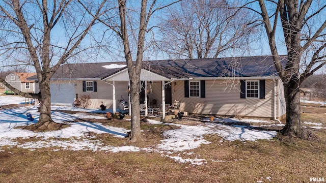 2520 N America Rd, Galatia, IL 62935 - view of ranch-style home