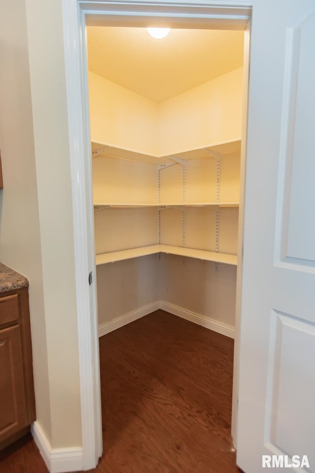 view of pantry