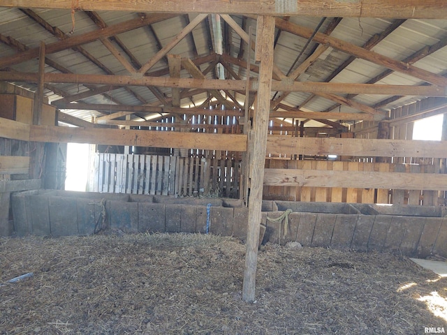 view of stable