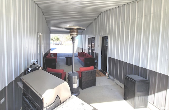 view of patio / terrace with an outdoor hangout area