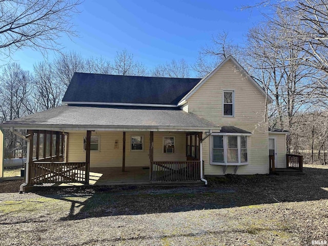 157 Il Route 34th Hwy N, Golconda, IL 62938 - view of front of property with a porch and roof with shingles