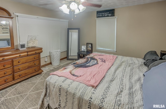 600 N Washington St, Sparta, IL 62286 - bedroom with a ceiling fan