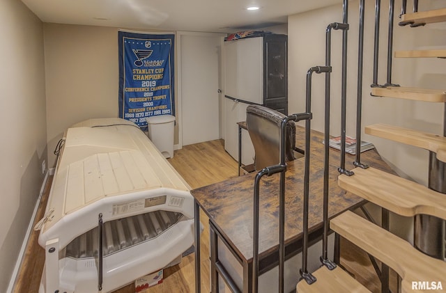 600 N Washington St, Sparta, IL 62286 - bedroom featuring wood finished floors